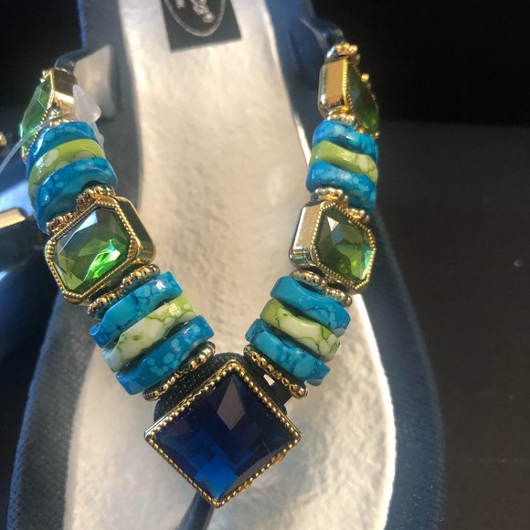 Grandco Sandals ~ Jade ~ Dark Blue Sole - Picture 2 of 3